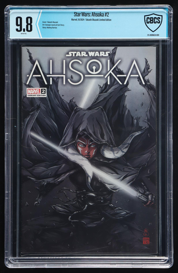 Star Wars Ahsoka #2 Takashi Okazaki Limited Edition CBCS 9.8 White Variant