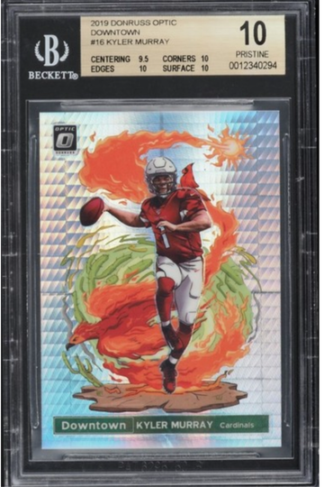 2019 Kyler Murray Optic Downtown Rookie RC BGS 10 Pristine 