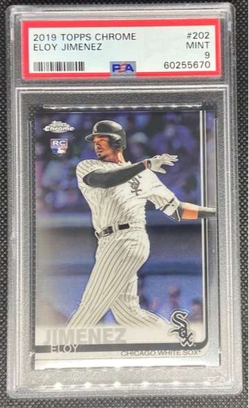 2019 Topps Chrome #202 Eloy Jimenez White Sox RC Rookie PSA 9 MINT