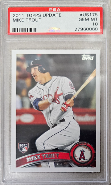 2011 Topps Update #US175 Mike Trout PSA 10