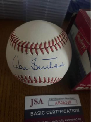 Don Sutton Signed Autographed Baseball. JSA Certified.