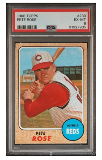1968 Topps Pete Rose #230 PSA 6 EX-MT