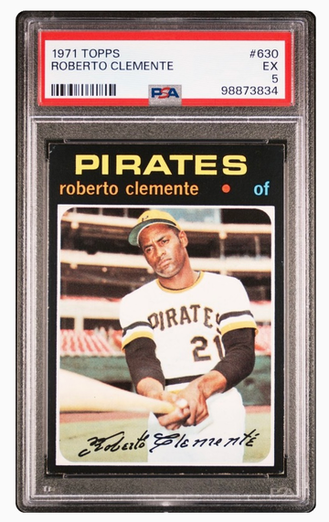 1971 Topps Roberto Clemente #630 PSA 5