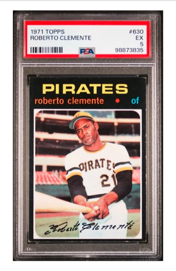 1971 Topps Roberto Clemente #630 PSA 5