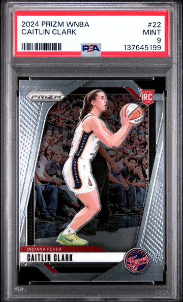 2024 Prizm WNBA Caitlin Clark #22 Rookie RC PSA 9