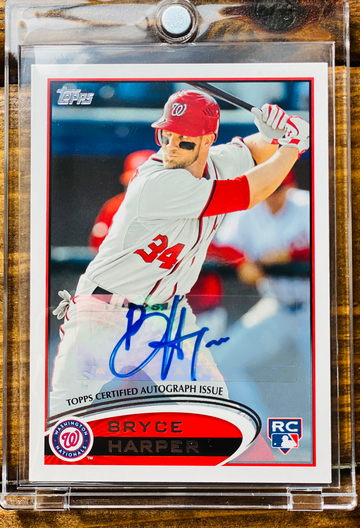2012 Bryce Harper RC Auto #661AU Short Print Insert Rookie #661 SSP