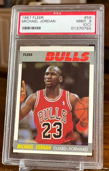 1987 Fleer Michael Jordan #59 Looks Flawless 