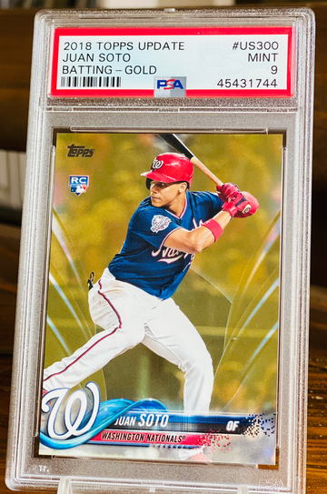 2018 Juan Soto Gold RC US300 PSA 9 /2018