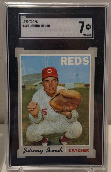 1970 Topps Johnny Bench SGC 7