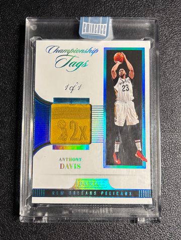 2024/25 Eminence Anthony Davis #1/1 Championship Tag Pelicans Mavericks SEALED