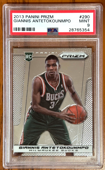 2013 Prizm Giannis Antetokounmpo RC Rookie #290 PSA 9