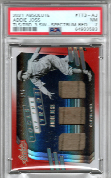 2021 Absolute Addie Joss Game Used Pants-Mears Certified!!! PSA 7 5/5