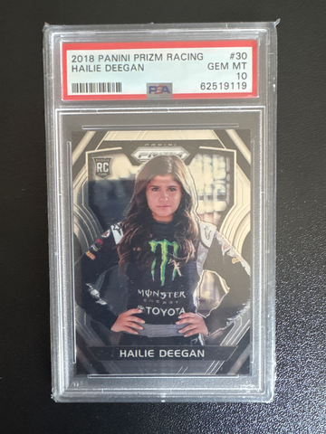 2018 Panini Prizm Racing Hailie Deegan #30