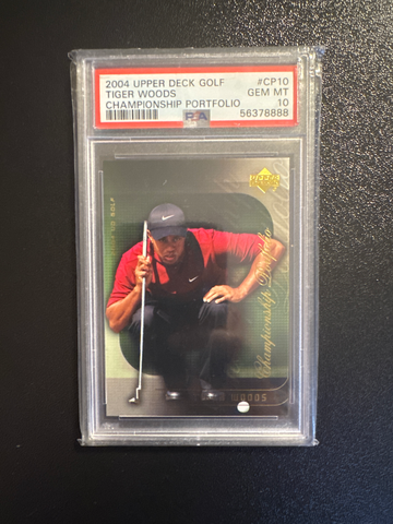 2004 Upper Deck Golf Championship Portfolio Tiger Woods 