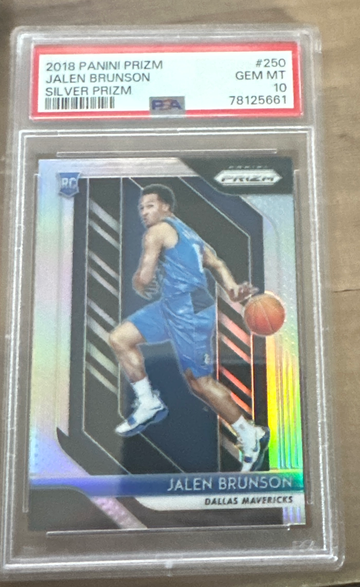 2018 Panini Prizm Jalen Brunson Silver Prizm Psa 10