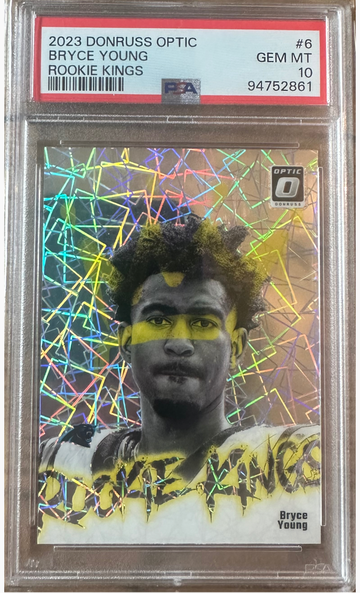 2023 Optic Rookie Kings Bryce Young PSA 10 case hit 