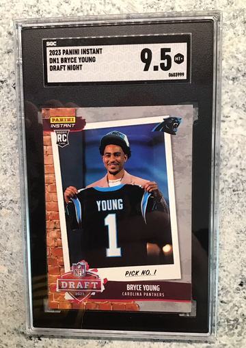 2023 PPanini Instant Draft Night DN1 Bryce Young 9.5 Mint