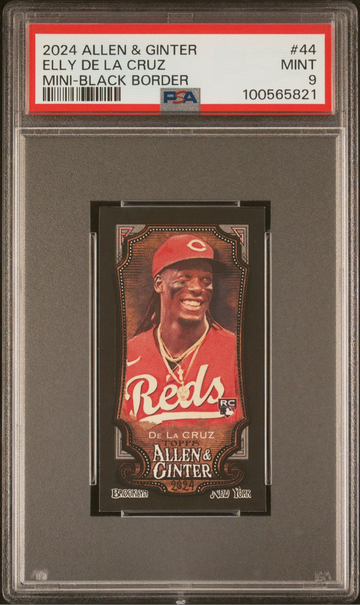 2024 Allen and Ginter Elly De La Cruz Mini Black Border PSA 9