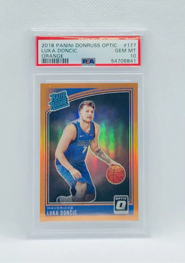 2018 Luka Doncic Optic Rated Rookie /199 PSA 10
