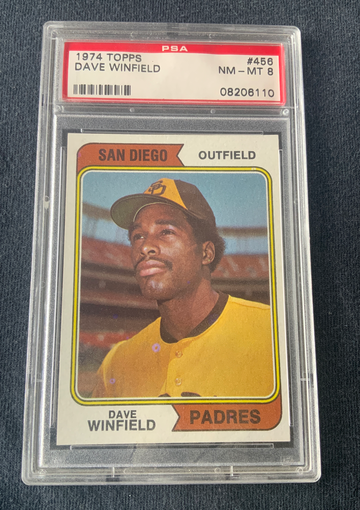 1974 Topps Dave Winfield Rookie PSA 8 NM-MT #456
