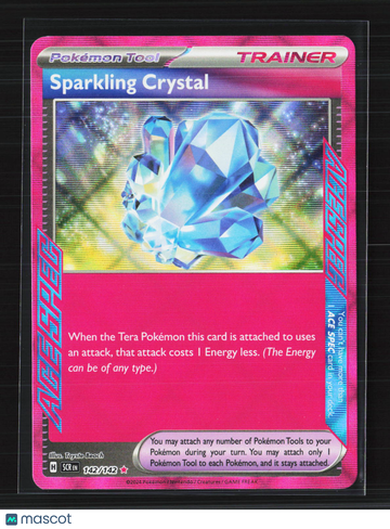 Pokemon 2024 Stellar Crown Sparkling Crystal ACE #142/142