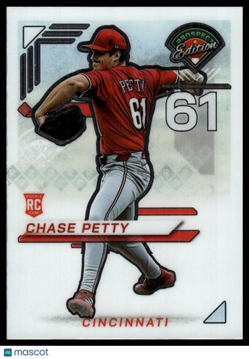 2025 Panini Prospect Edition Chase Petty #180 Holo Prospect Ticket