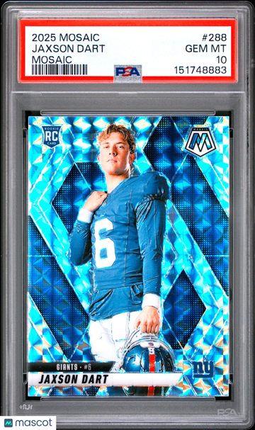 2025 Panini Mosaic Jaxson Dart #288 PSA 10