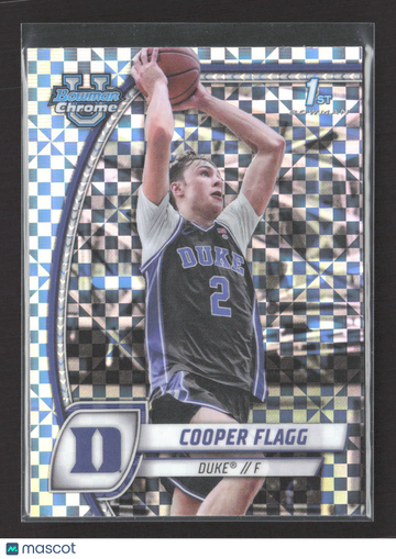 2024 Bowman Chrome University Cooper Flagg #16 X-Fractor