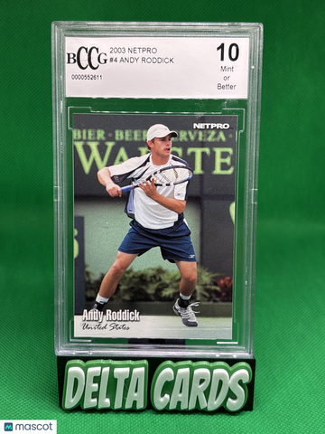 2003 Netpro Andy Roddick #4 BCCG 10