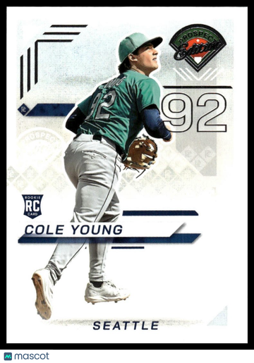 2025 Panini Prospect Edition Cole Young #62