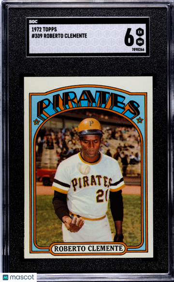 1972 Topps Roberto Clemente #309 SGC 6