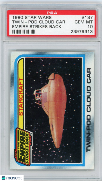 1980 Star Wars Empire Strikes Back Twin-Pod Cloud Car #137 PSA 10