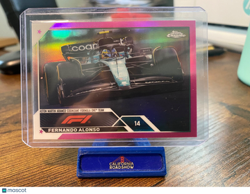 2023 Topps Chrome Fernando Alonso #106 Chrome Parallel/Variety