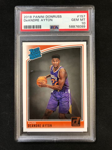 2018 Panini Donruss - DeAndre Ayton - Rated Rookie PSA 10 Gem Mint