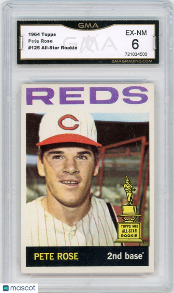 1964 Topps Pete Rose #125 GMA 6