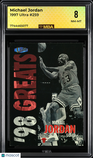 1997 Ultra Michael Jordan #259 MBA 8