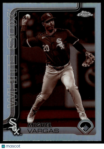 2025 Topps Chrome Miguel Vargas #51 Sepia Refractors
