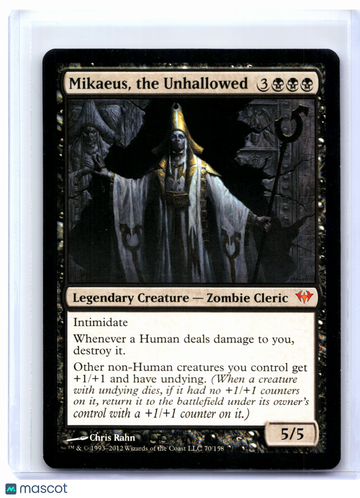 Dark Ascension Mikaeus, the Unhallowed Nonfoil Mythic #70