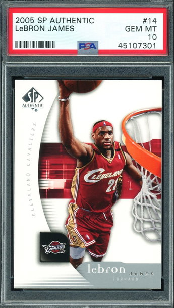 Lebron James 2005 SP Authentic #14
