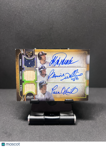 2024 TRIPLE THREADS PAUL O'NEILL BERNIE WILLIAMS JORGE POSADA AUTO /9