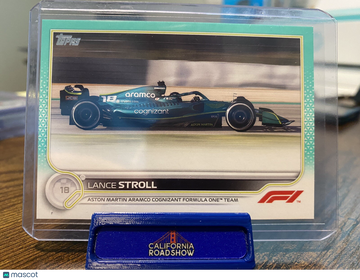 2022 Topps Lance Stroll #114 Aqua Base Set