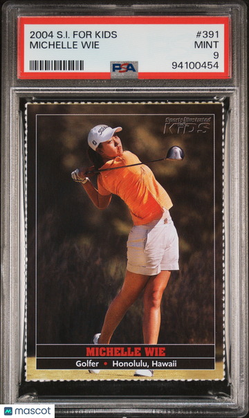2004 S.I. For Kids Michelle Wie #391 PSA 9