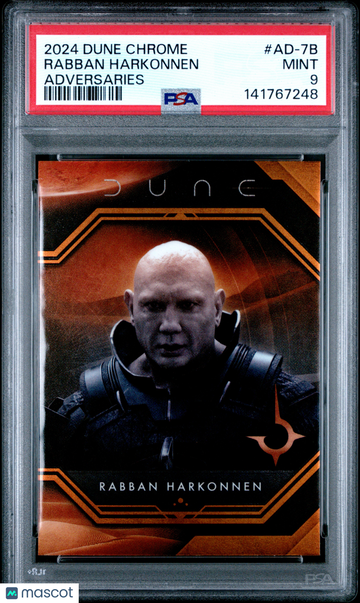 2024 Topps Chrome Dune Adversaries Rabban Harkonnen #AD-7B PSA 9
