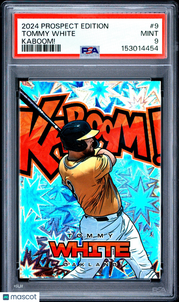 2024 PANINI PROSPECT EDITION KABOOM! TOMMY WHITE #9 PSA 9