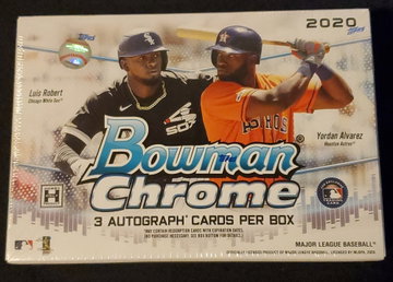 2020 BOWMAN CHROME BASEBALL HTA CHOICE BOX 