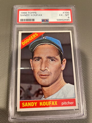 1866 Sandy Koufax PSA 6