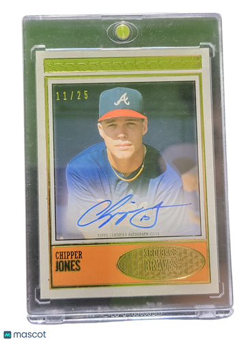 2018 Topps Brooklyn Collection Chipper Jones #BC1-CJ /25