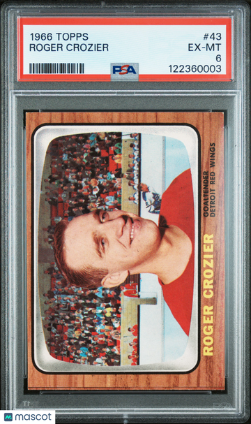 1966 Topps Roger Crozier #43 PSA 6