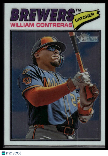 2026 Topps Heritage William Contreras #214 Chrome