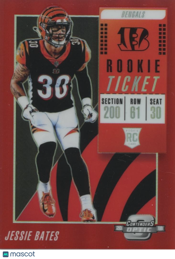 Jessie Bates Jessie Bates III 2018 Rookie Donruss Cincinnati Bengals